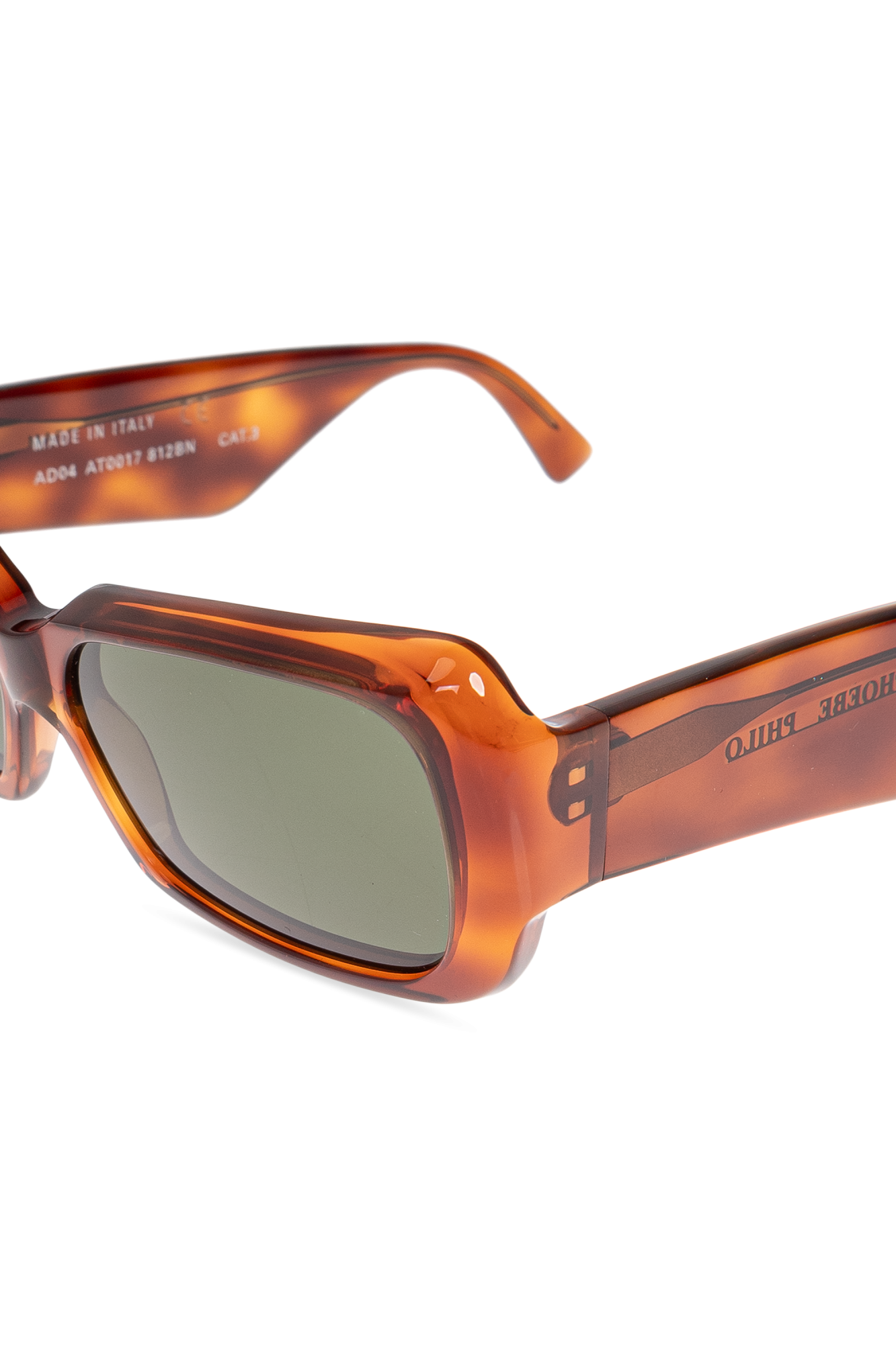 Phoebe Philo サングラス PHOEBE PHILO | PEAK SUNGLASSES | BLACK ACETATE